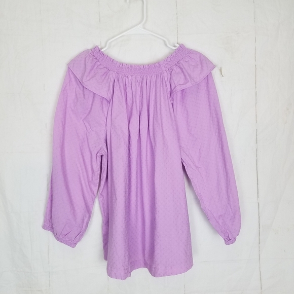 Sonoma ruffle sleeve peasant top - Picture 3 of 9